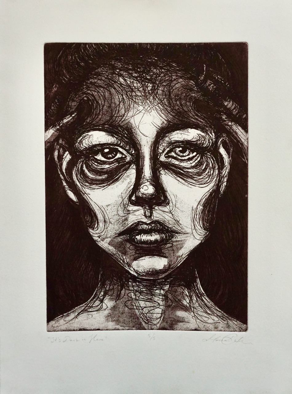 It’s Dark In Here • Hand-pulled Intaglio Print